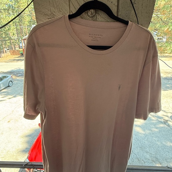 All Saints Men's Soft Blush Tee - Picture 1 of 2